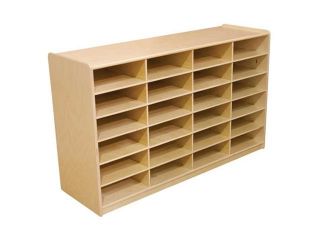 Wood Designs 17469 24 3 In. Letter Tray Storage Unit Without Trays