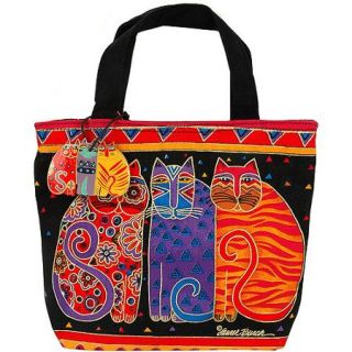 Mini Tote 11 Inch X 1 Inch X 10 Inch Feline Friends