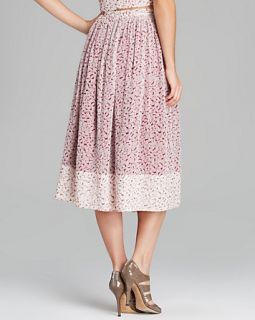 Elizabeth and James Skirt   Avenue Floral Silk