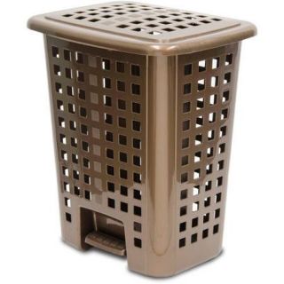 Home Logic Step On Lidded Hamper, Bronze