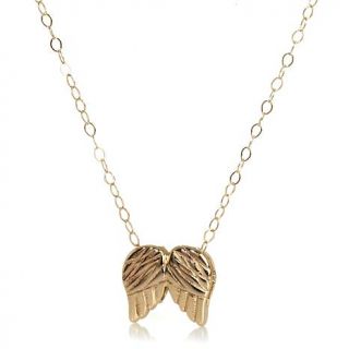 Michael Anthony Jewelry® 10K Angel Wings Pendant Necklace   7201565