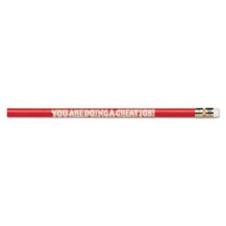 Moon Products 7927B Decorated Wood Pencil, You Are Doing A Great Job, Hb #2, Red