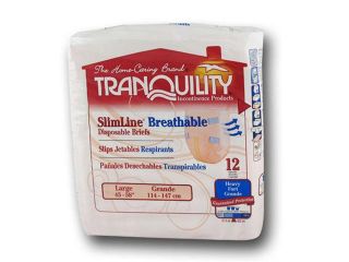 Tranquility 2307 Extra Large Breathable Brief 72/Case
