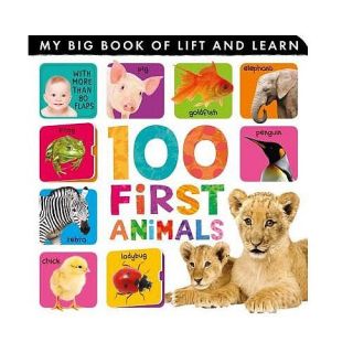 100 First Animals Board Book    Tiger Tales