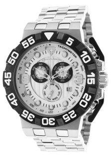 Challenger Chronograph Stainless Steel White Dial