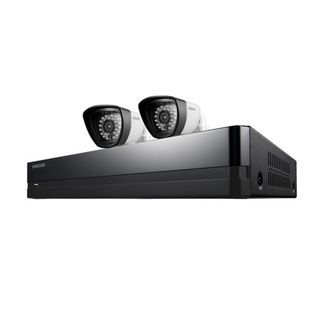 Samsung 2 Camera, 4 Channel DVR Security System   Shopping