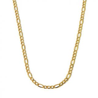 Michael Anthony Jewelry® 10K Gold 5.45mm 3+1 Figaro 22" Chain Necklace   7839456