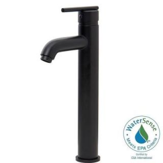 Vigo Single Hole Single Handle Vessel Bathroom Faucet in Matte Black VG03009MB