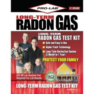 PRO LAB Long Term Radon Gas Test Kit RL116