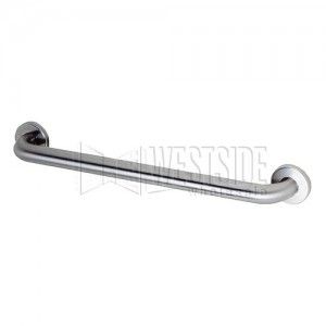 Bobrick B 6806 x 48 Grab Bar, 1 1/2" 18 Gauge Stainless Steel w/Concealed Mounting & Snap Flange   48" L