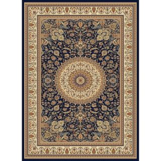 Concord Global Cyrus Navy Rectangular Indoor Woven Oriental Area Rug (Common 9 x 12; Actual 105 in W x 148 in L x 8.75 ft Dia)