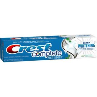 Crest Extra Whitening Toothpaste With Tartar Protection, Clean Mint   8 Oz