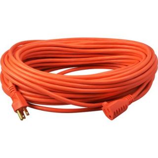Coleman Cable 100' Orange Outdoor Extension Cord
