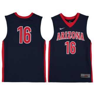 Nike #16 Arizona Wildcats Youth Navy Replica Basketball Jersey