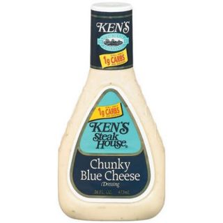 Kens Steak House Chunky Blue Cheese Dressing, 16 oz