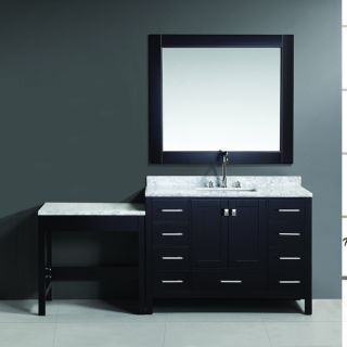 Design Element London 48 inch Espresso Single Sink Vanity Set with