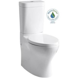 KOHLER Persuade Circ 2 piece 1.0 or 1.6 GPF Dual Flush Elongated Toilet in White K 3753 0