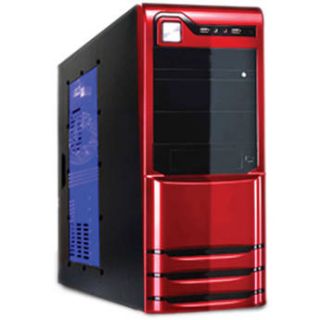 Logisys 10 Bay Mid Tower Computer Case with 480W Power CS308RD
