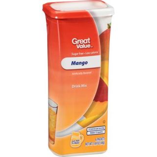 Great Value Mango Drink Mix, 1.69 oz/6 ct,