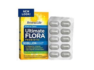 Ultimate Flora Extra Care Probiotic Go Pack 50 Billion (Formerly RTS Critical Care)   Renew Life   30   Capsule
