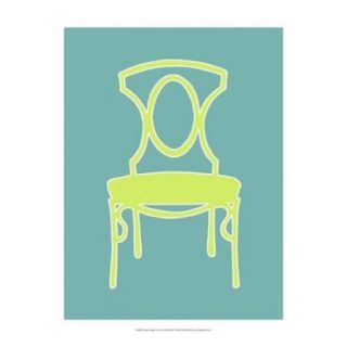 Small Graphic Chair I (U) Poster Print by Chariklia Zarris (13 x 19)