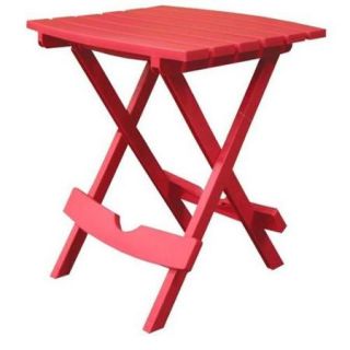 Adam Mfg. 8500 26 3700 Quik Fold Side Table   Cherry Red