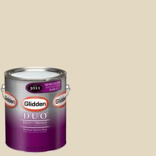 Glidden DUO 1 gal. #GLN32 01S Navajo Sand Semi Gloss Interior Paint with Primer GLN32 01S