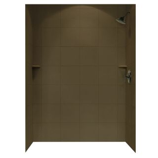 Swanstone Acorn Solid Surface Shower Wall Surround Side and Back Panels (Common 62 in x 36 in; Actual 72.5 in x 62 in x 36 in)
