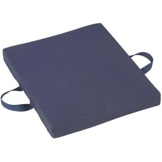 DMI Gel/Foam Flotation Cushion, Poly/Cotton Cover, Navy, 16" x 18" x 2"
