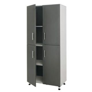 ClosetMaid ProGarage 4 Door Laminated Storage Cabinet in Gray 12412