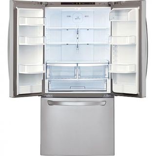 LG 22 Cu. Ft. 30" Wide French Door Refrigerator   Stainless Steel   7885394