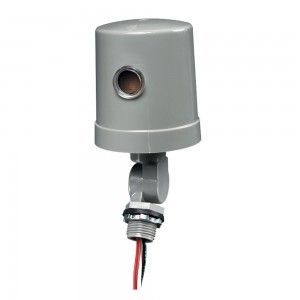 Intermatic K1121 Photocell, Stem Mount Photo Control, Relay Type   105 130V