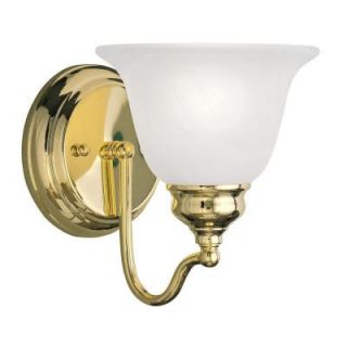 Filament Design Providence 1 Light Polished Brass Incandescent Wall Vanity Light CLI MEN1351 02