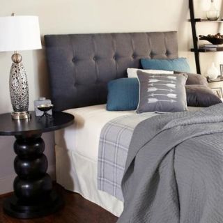 Humble + Haute Stratton Charcoal Queen Upholstered Headboard