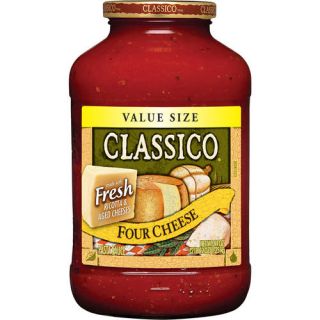 Classico Traditional Favorites Four Cheese Pasta Sauce, 44 oz