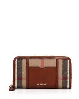 Burberry Wallet   Large House Check Sartorial Ziggy Continental