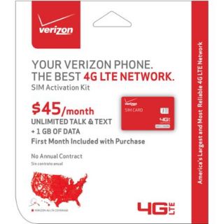 Verizon BYOD 4FF SIM Card Kit