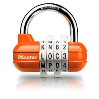 Master Lock Set Your Own Combination 4 Dial Word Combination Lock DISCONTINUED 1524DENV