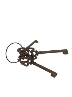 Victorian Cast Iron Keys by Three Hands