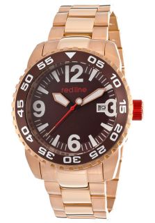 Ignition Auto Rose Tone Stainless Steel Brown Dial