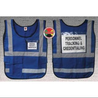 DMS DMS 05834 Safety Vest, Blue, Nylon