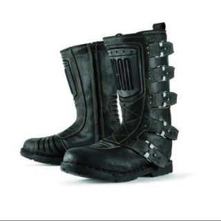 Icon 1000 Elsinore Leather Street Boots Johnny Black 9