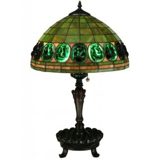24 inch Turtleback Green Table Lamp   16715089  