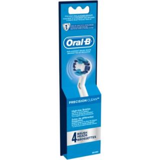 Oral B Precision Clean Replacement Electric Toothbrush Heads, 4 count