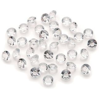 Darice Diamond Ice Gems, 8mm/4 Carat, Clear, 800/pkg