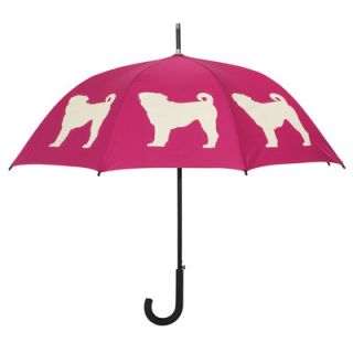 The San Francisco Umbrella Company Dog Park Pug Walking Silhouette