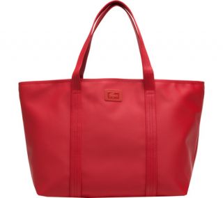 Womens Lacoste Classic Large Shopping Bag   Rouge Ecarlate