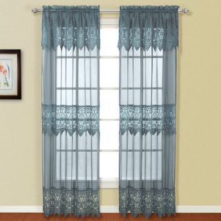 United Curtain Co. Valerie Rod Pocket Single Curtain Panel