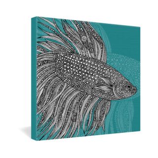 DENY Designs Beta Fish by Valentina Ramos Graphic Art on Canvas