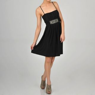 One By Eight Womens Black Beaded Party Dress  ™ Shopping